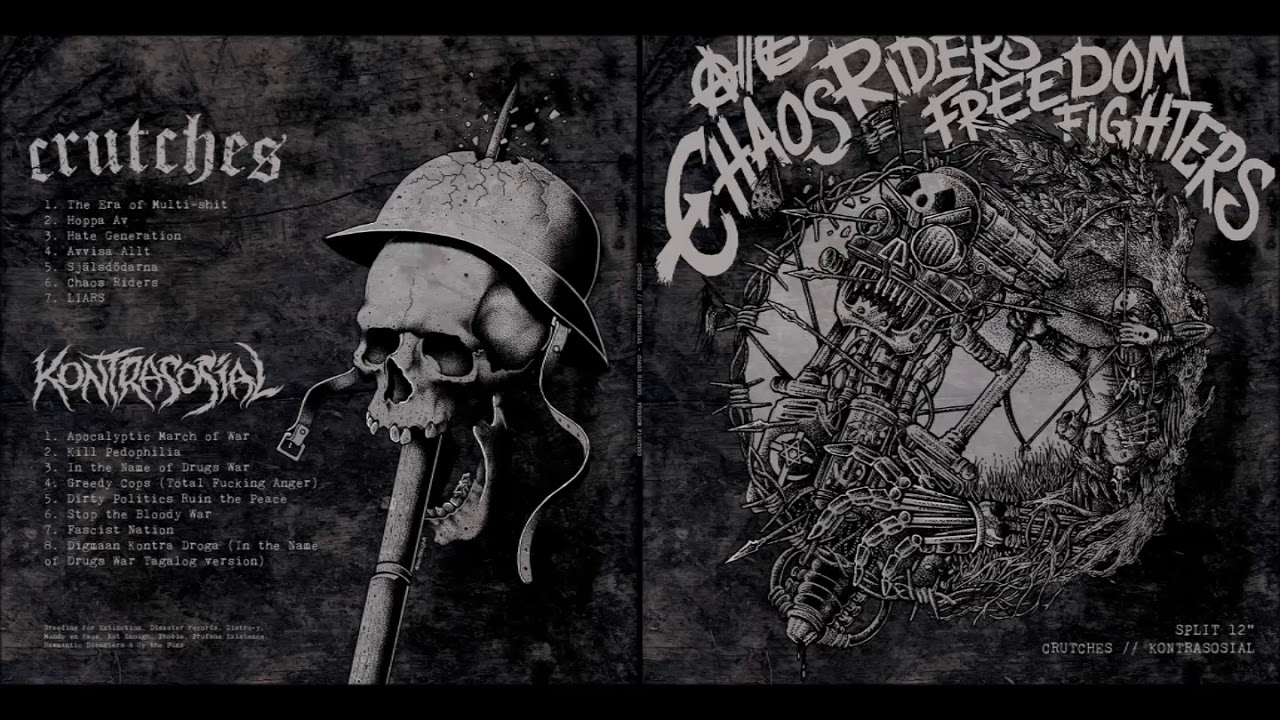 Crutches / Kontrasosial split LP (full album)