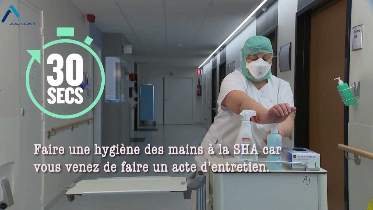 Tutoriel sur l'habillage et le déshabillage avec une surblouse à usage unique
