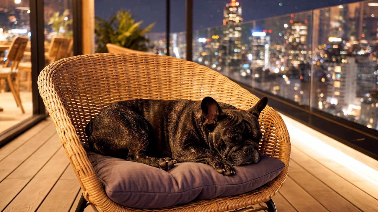 Frenchie Night Vibes 🐾 | Late Night Study & Focus Beats