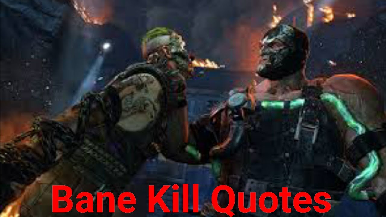 Batman Arkham origins online Bane Kill  Quotes
