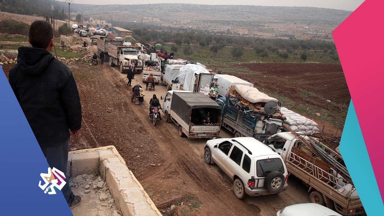 سوريا .. تواصل نزوح أهالي ريفي حلب وإدلب نحو الحدود التركية│الساعة الأخيرة