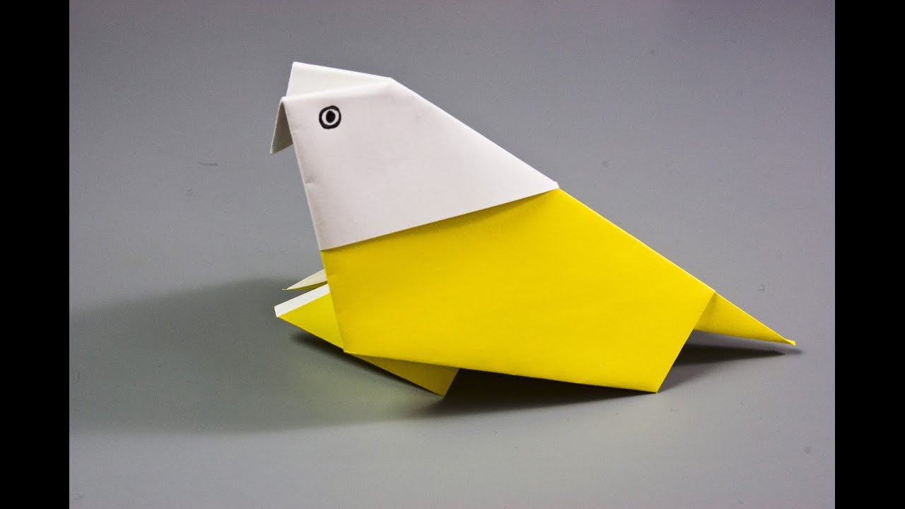 How to make a paper pigeon | Origami bird