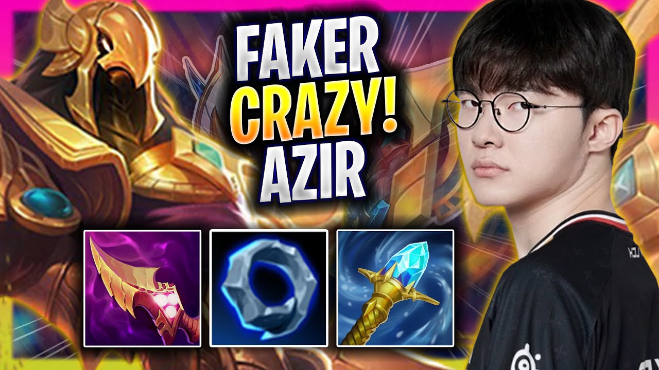 FAKER CRAZY GAME WITH AZIR! - T1 Faker Plays Azir MID vs Yone! | Season 2025
