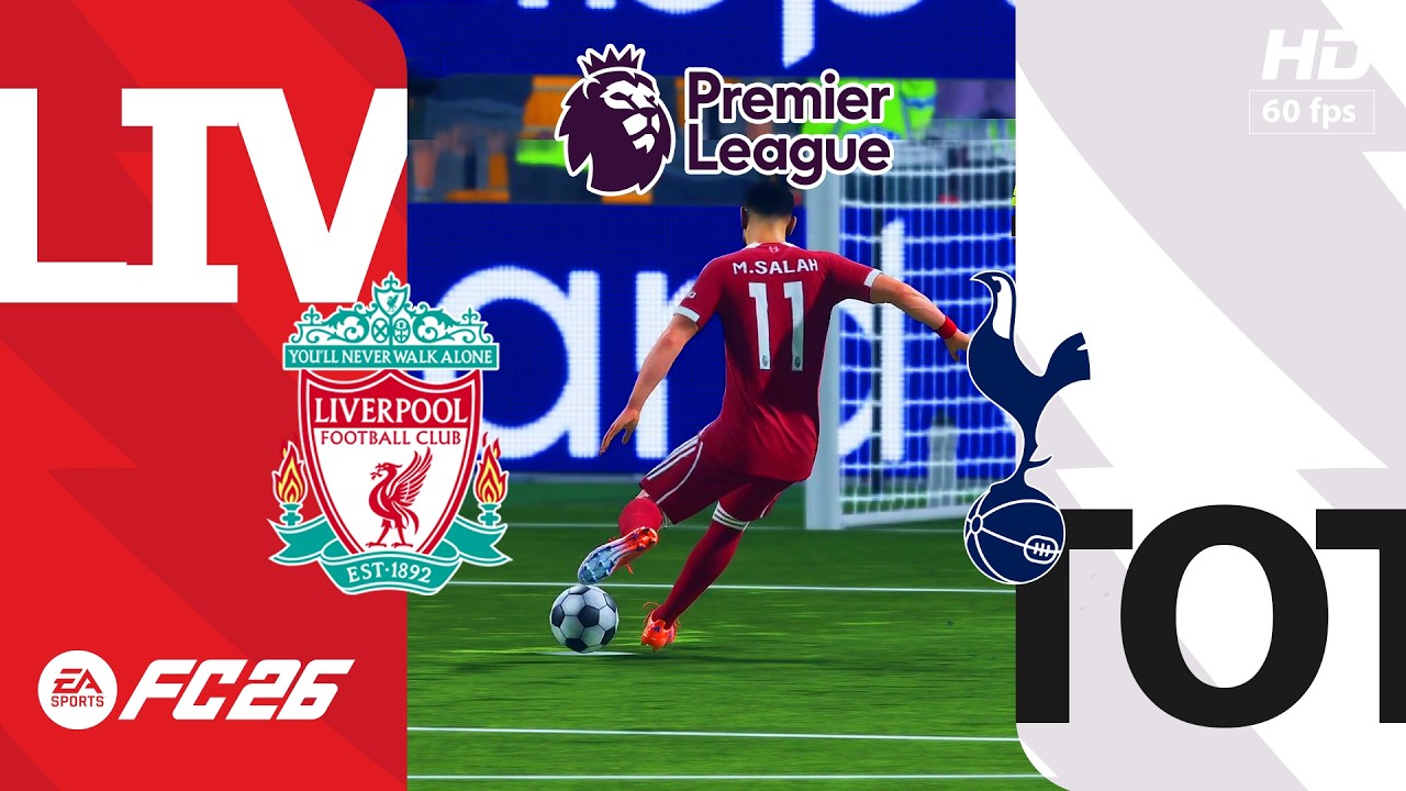 Liverpool vs Tottenham - Premiere League | PC [HD60] FC 26 - Anfield