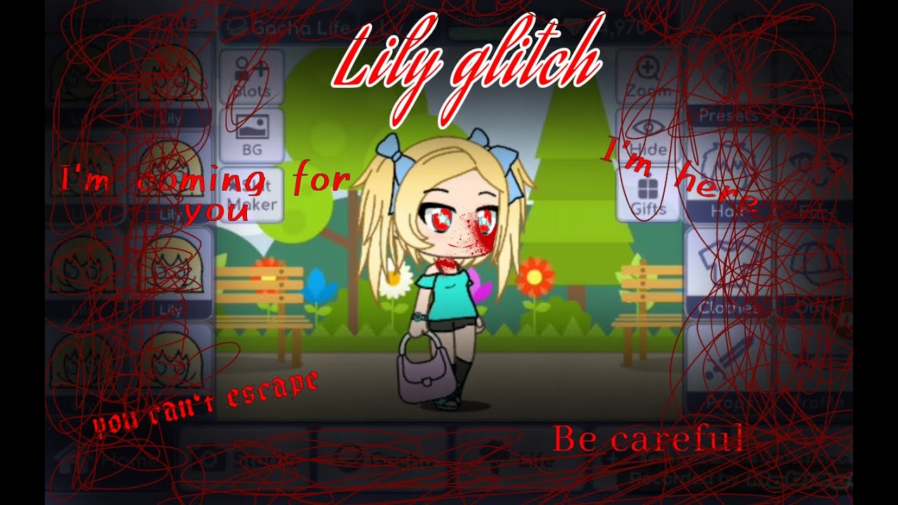 Lily Glitch| Gacha life glitch| Creepy glitch| Fluffy mittens
