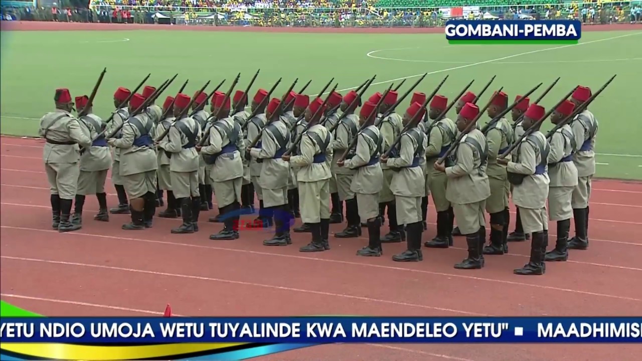 Hii ni taswira ya jeshi la zamani kabla ya Mapinduzi ya Zanzibar