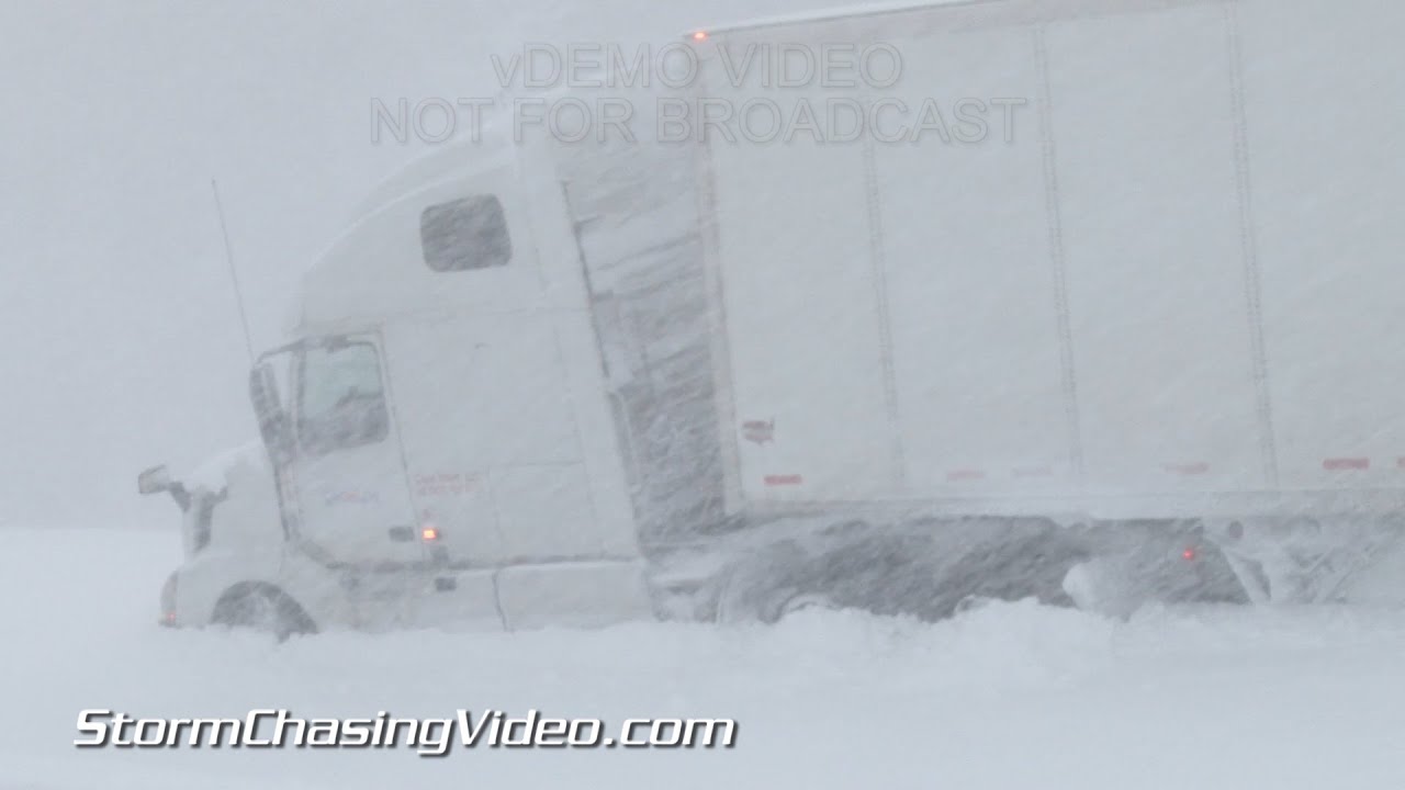 1/5/2015 Fulton, NY Extreme Lake Effect Snow Storm - B-Roll