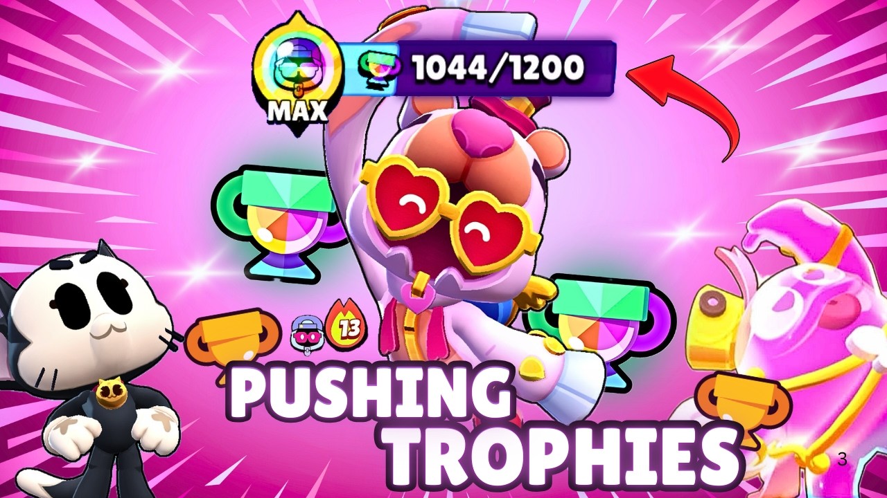 Make shade 1000 trophies 🤩| big teaming - brawl stars