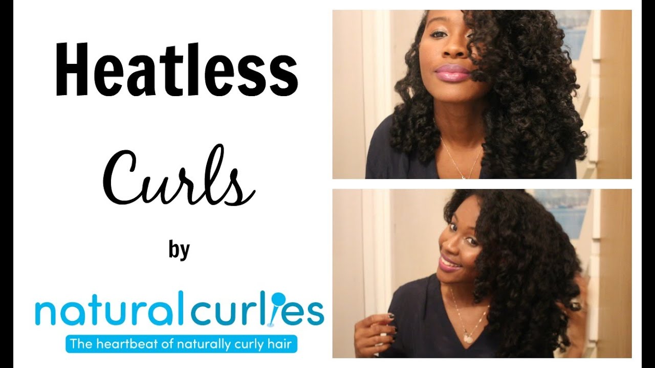 Natural Hair | Big Heatless Curls
