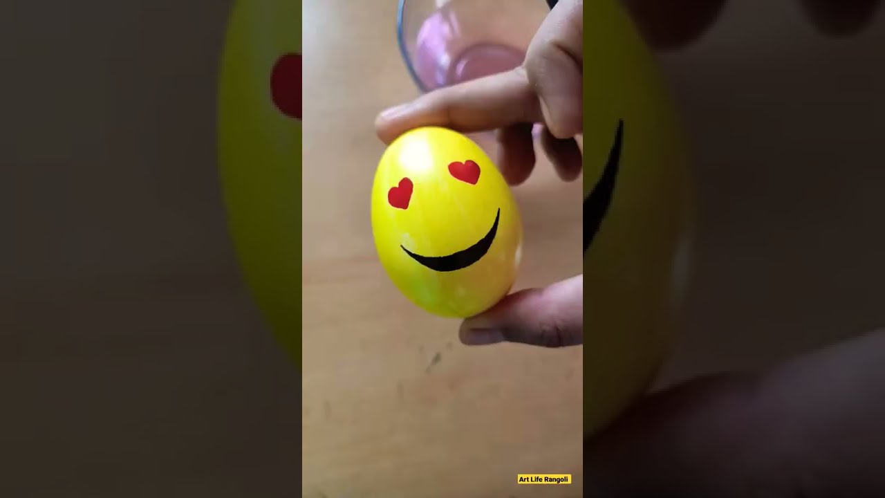 Egg painting idea #shorts