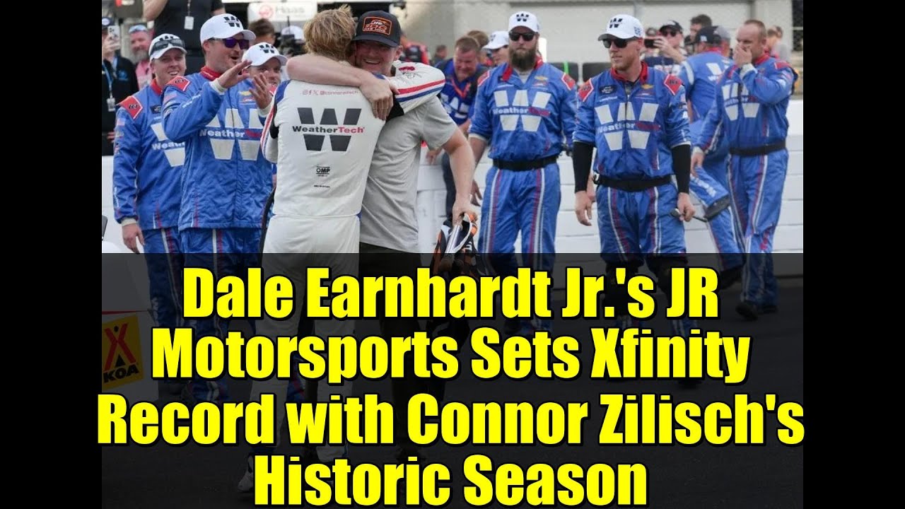 Dale Earnhardt Jr.'s JR Motorsports Sets Xfinity Record with Connor Zilisch's Historic Season
