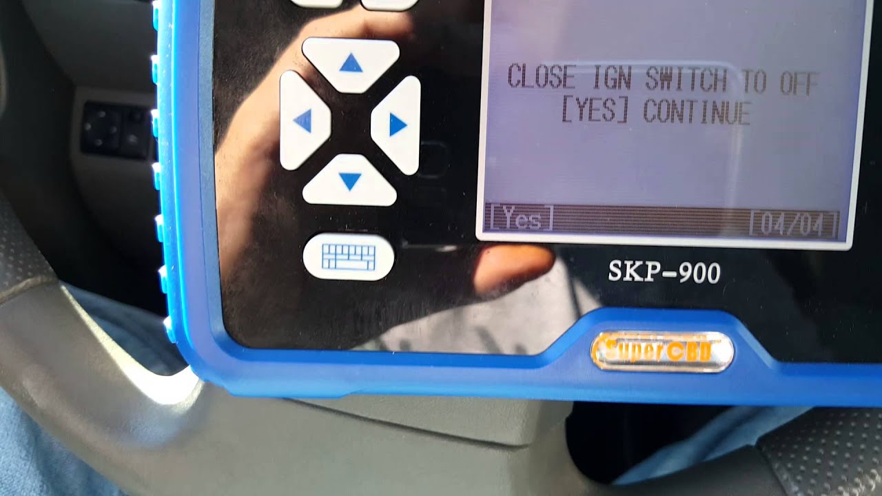 Programming Nissan N46 Immobilizer chip with SKP-900