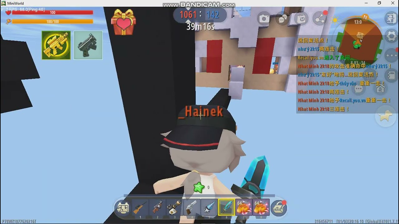 Test Auto Kill Số Lượng Cheat Mini World #2