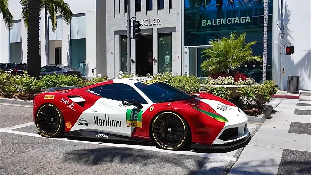10 Hours in Beverly Hills! Super Cars compilation and beautiful Rodeo Drive 2025 