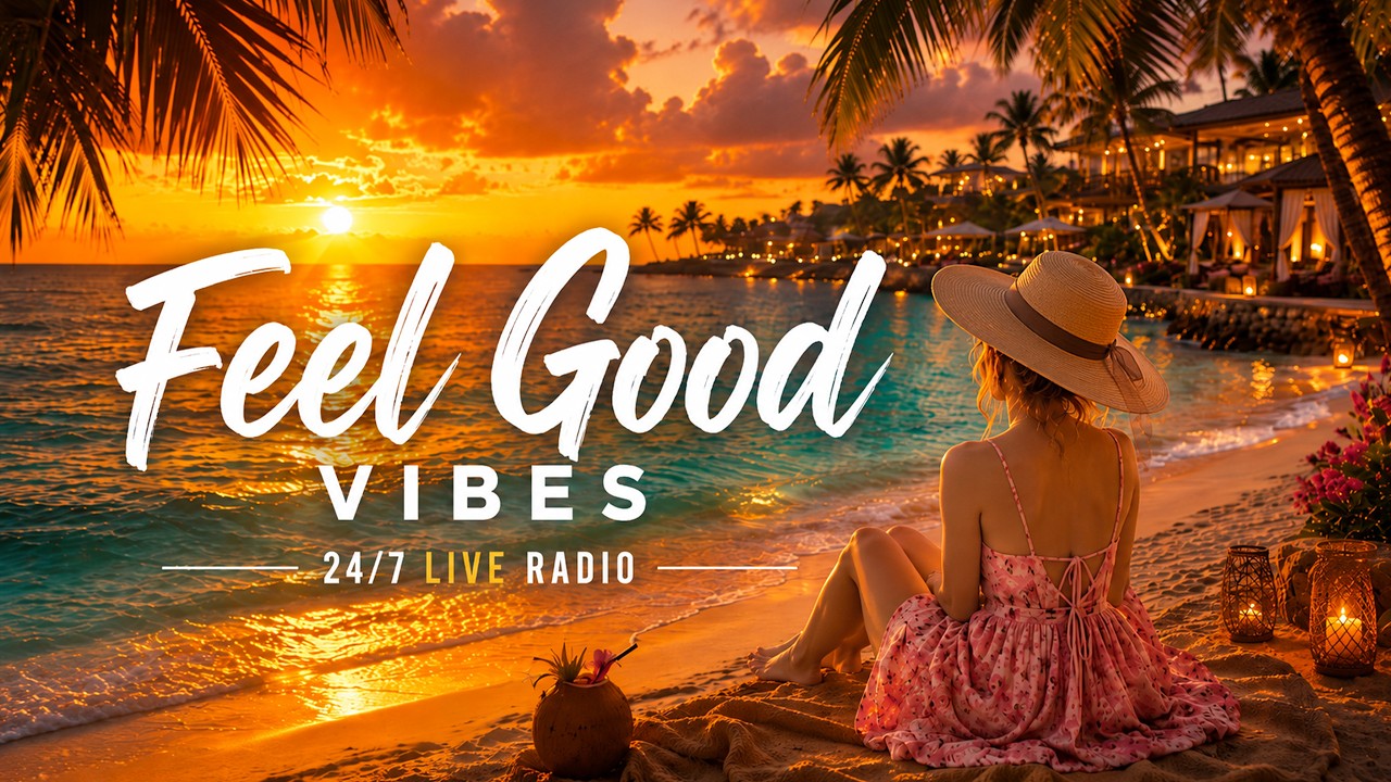 The Good Life Radio &bull; 24/7 Live Radio | Best Relax House, Chillout, Study, Running, Gym, Happy Music