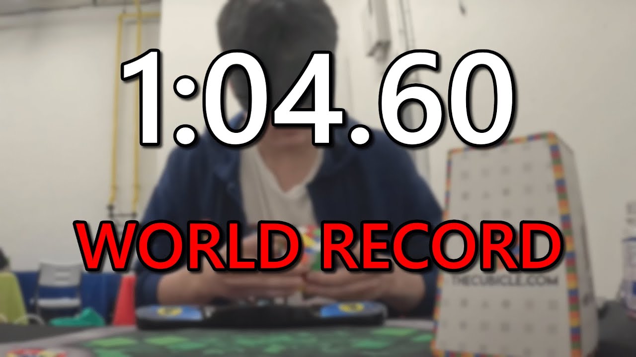 1:04.60 World Record 4BLD Mean