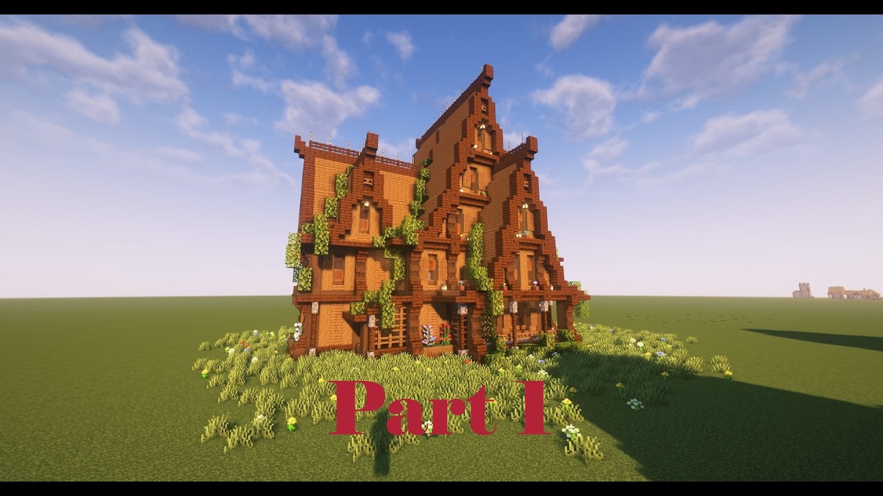 Minecraft Medieval Gothic House Tutorial Part 1
