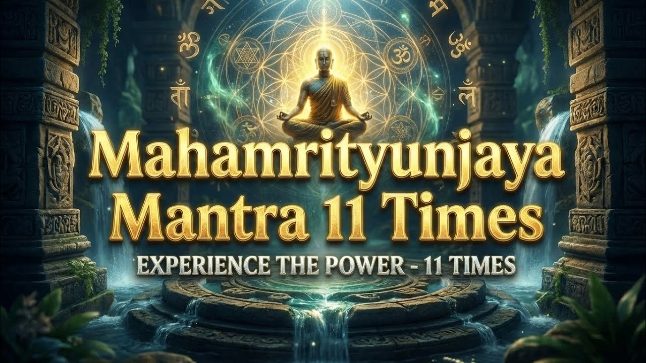 Om Tryambakam Yajamahe | Shiva Maha Mantra for Spiritual Growth | Mahamrityunjaya Mantra (11 Times)