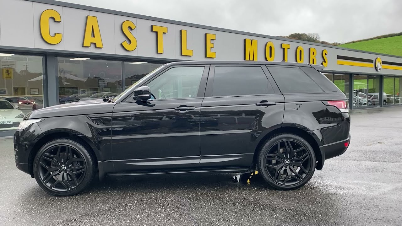 2016 RANGE ROVER SPORT 3.0 SDV6 HSE DYNAMIC Black for sale Castle Motors