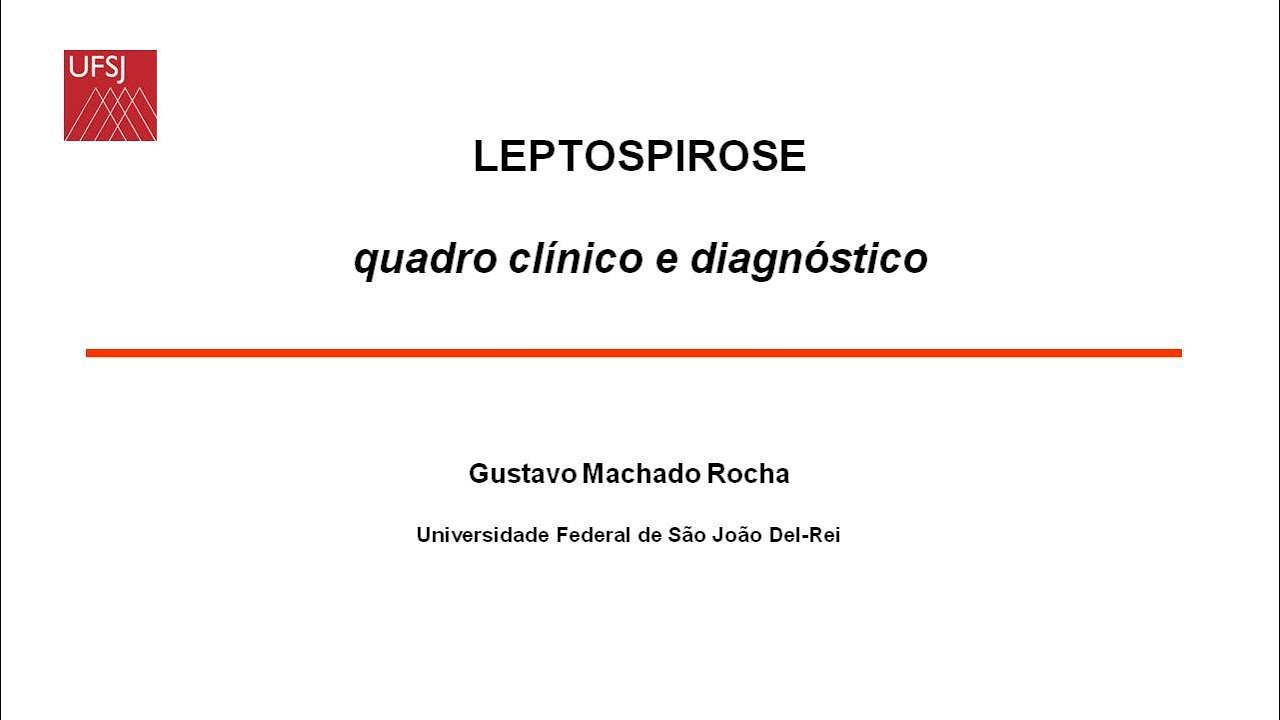 DIP - Letospirose - prof Gustavo Rocha