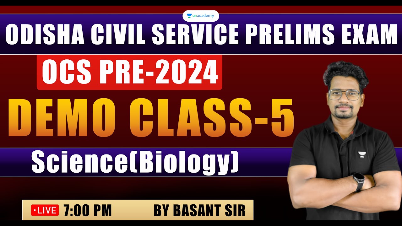 Free Demo Class | OCS Prelims 2024 | Basant Sir | Unacademy OPSC