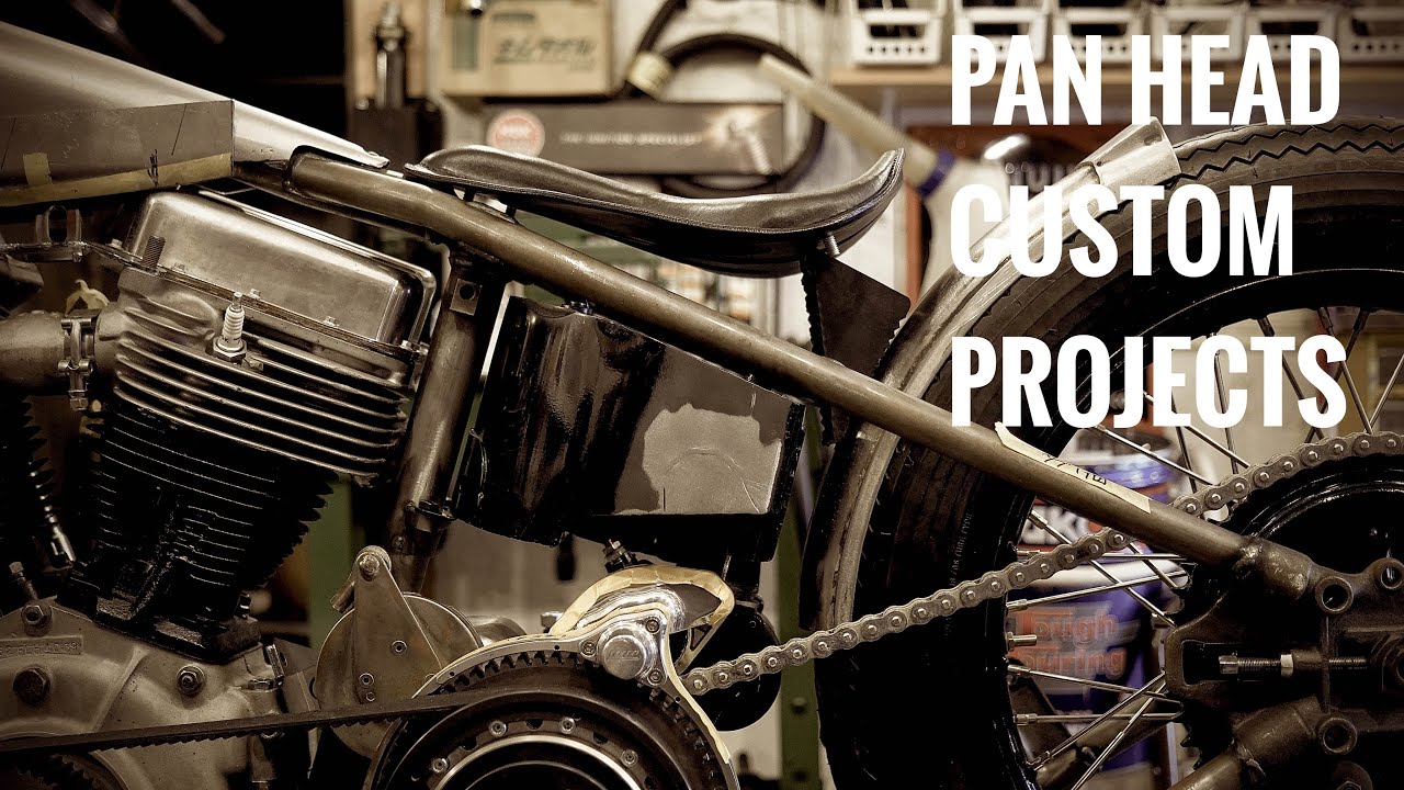 ⑭【パンヘッド】オイルタンクの加工　オイルタンク→ガソリンタンクへ Conversion from oil tank to gasoline tank