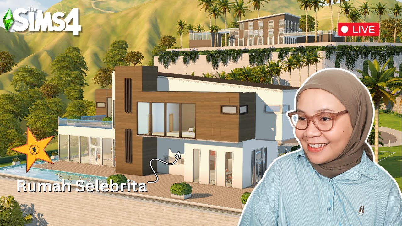 Menantang Diri Sendiri Dengan Renovasi Rumah Mewah Untuk Selebrita di The Sims 4... 🥲🥲🥲 Temenin Yuk!