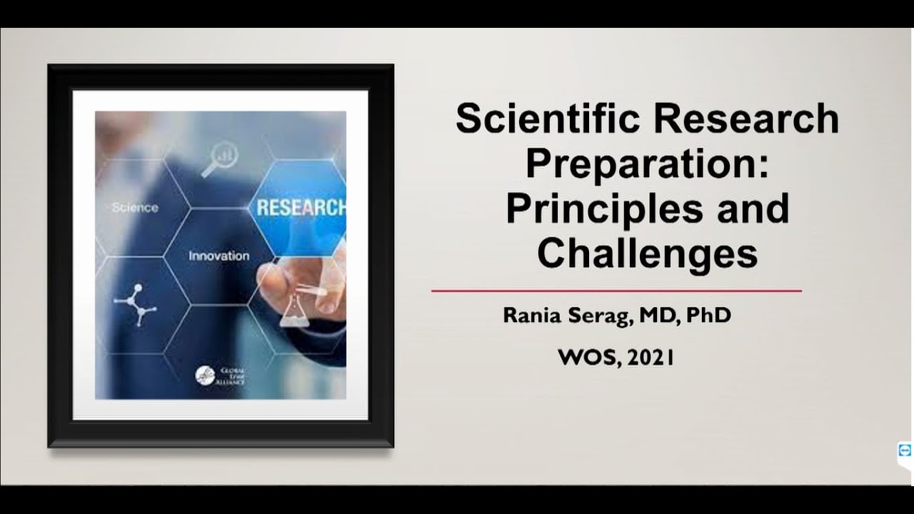 Prof. Dr. Rania Serag:Sceintific Research Preparation: Principles and Challenges