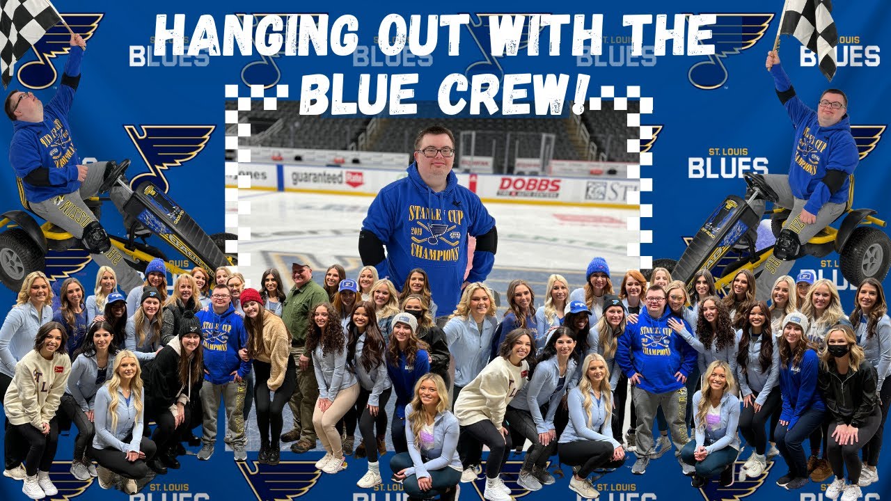 HANGING OUT WITH THE BLUE CREW!!!
