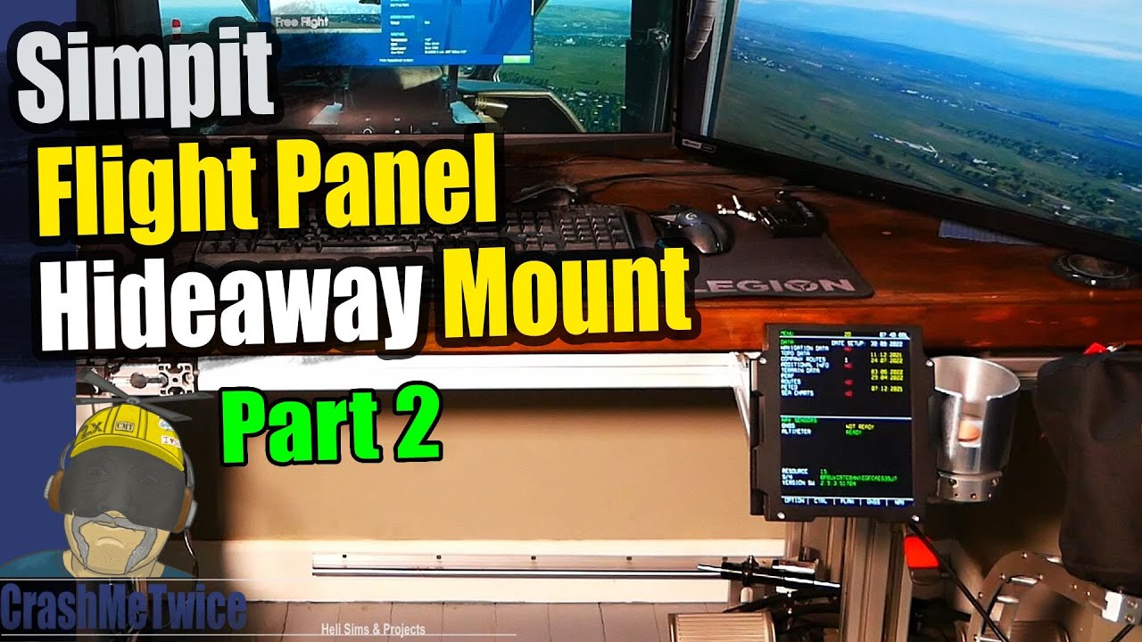 Simpit Flight Panel Hideaway Mount - Part 2