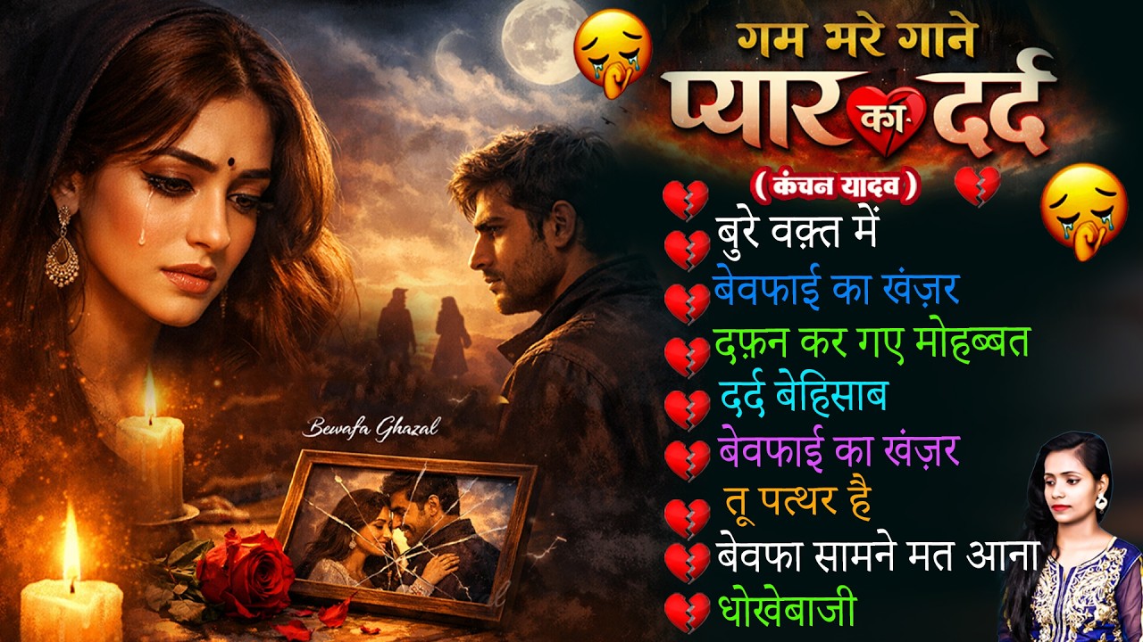 गम भरे गाने प्यार का दर्द कंचन यादव🥀💔New Dard Bhari Ghazal🥀💔 | Hindi Songs | Bewafai Sad Ghazal 2026