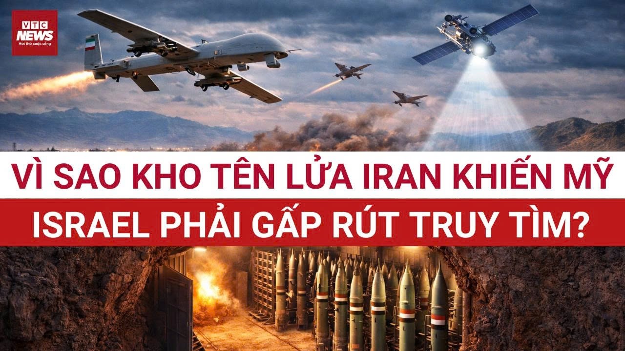 Iran giấu kho tên lửa khắp nơi khiến Mỹ – Israel chạy đua tìm diệt kho tên lửa | VTC News
