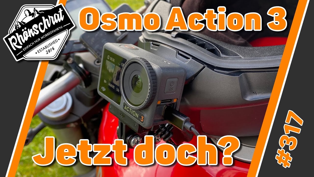 DJI Osmo Action 3 als MotoVlog Setup - Jetzt doch? | 1/4 | #317