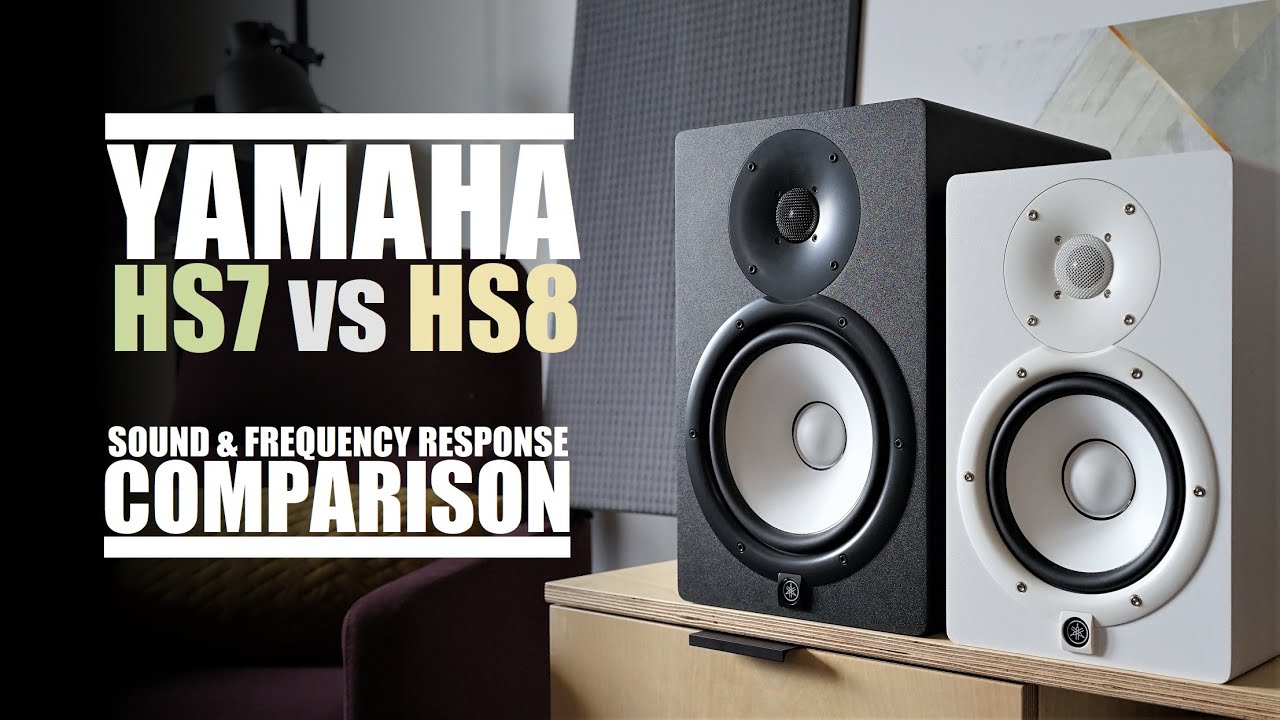 Yamaha HS7 против Yamaha HS8 || Сравнение звука и частотных характеристик