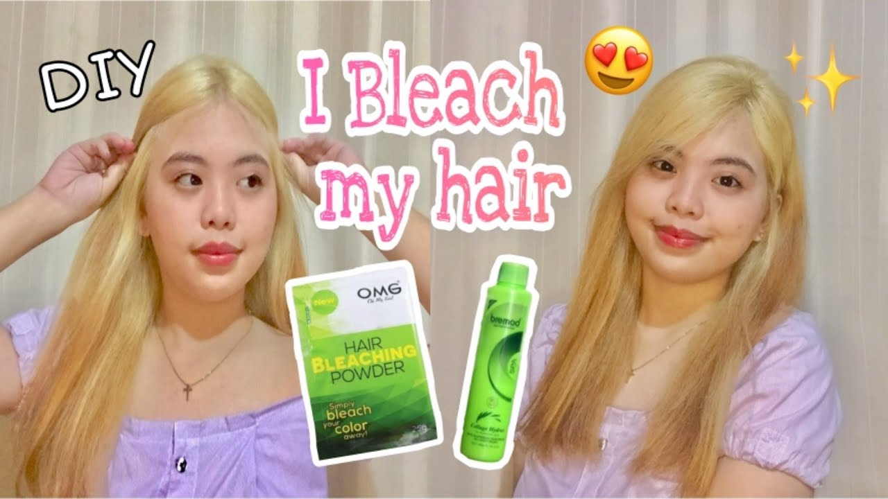 HOW TO BLEACH MY HAIR 3x AT HOME (OMG hair bleaching powder) DIY - Shaina Lacorte