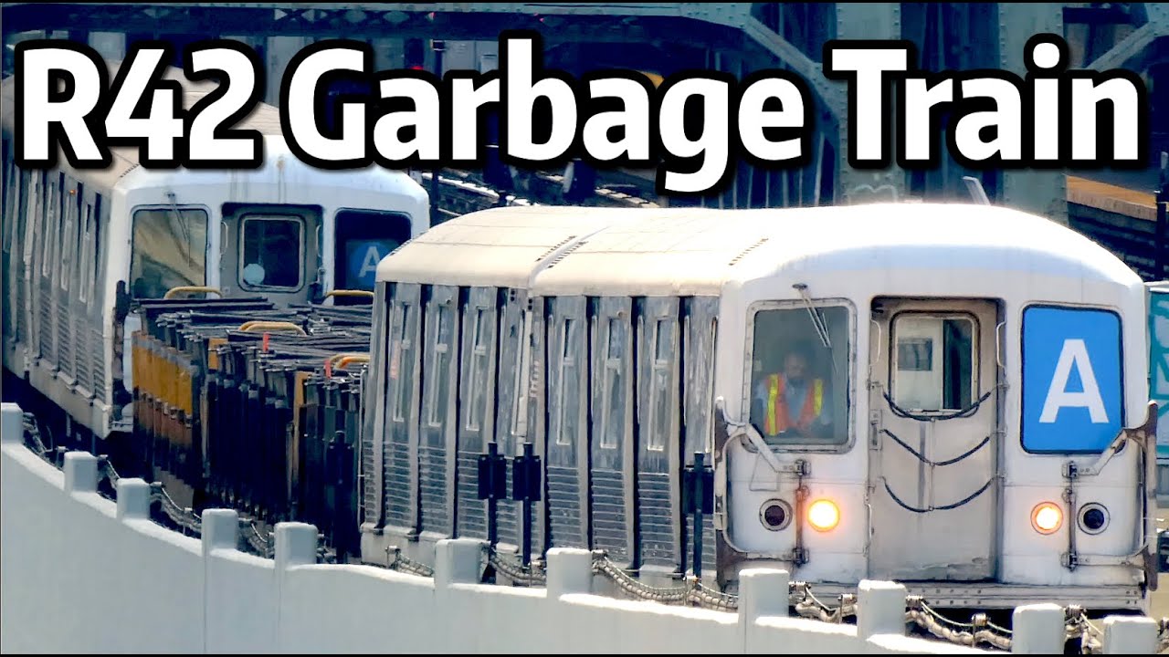 ⁴ᴷ⁶⁰ R42s in use on the Garbage Train