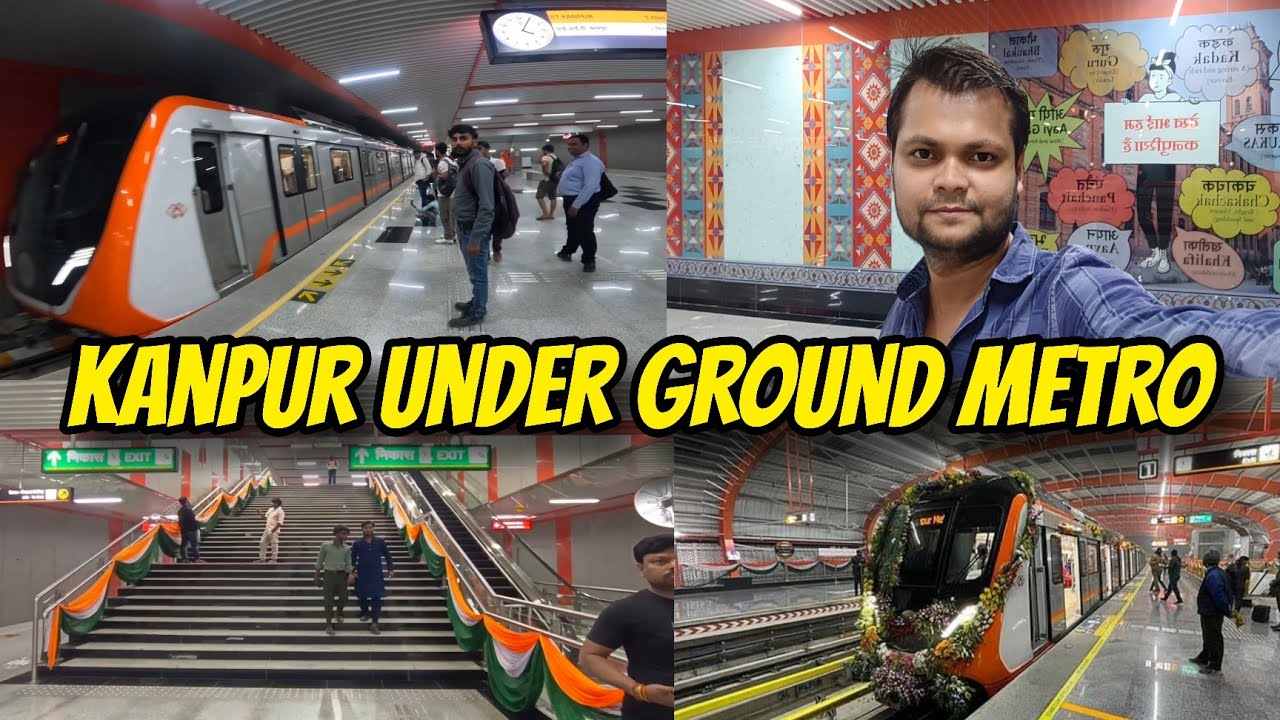 Kanpur under ground metro । Metro के 5 new station। #kanpurmetro