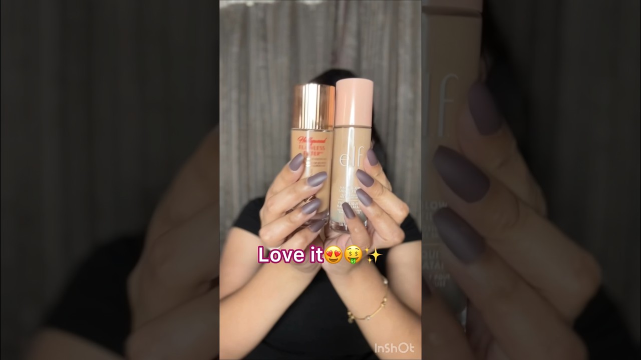 Charlotte tilbury hollywood flawless filter Vs ELF Halo glow  