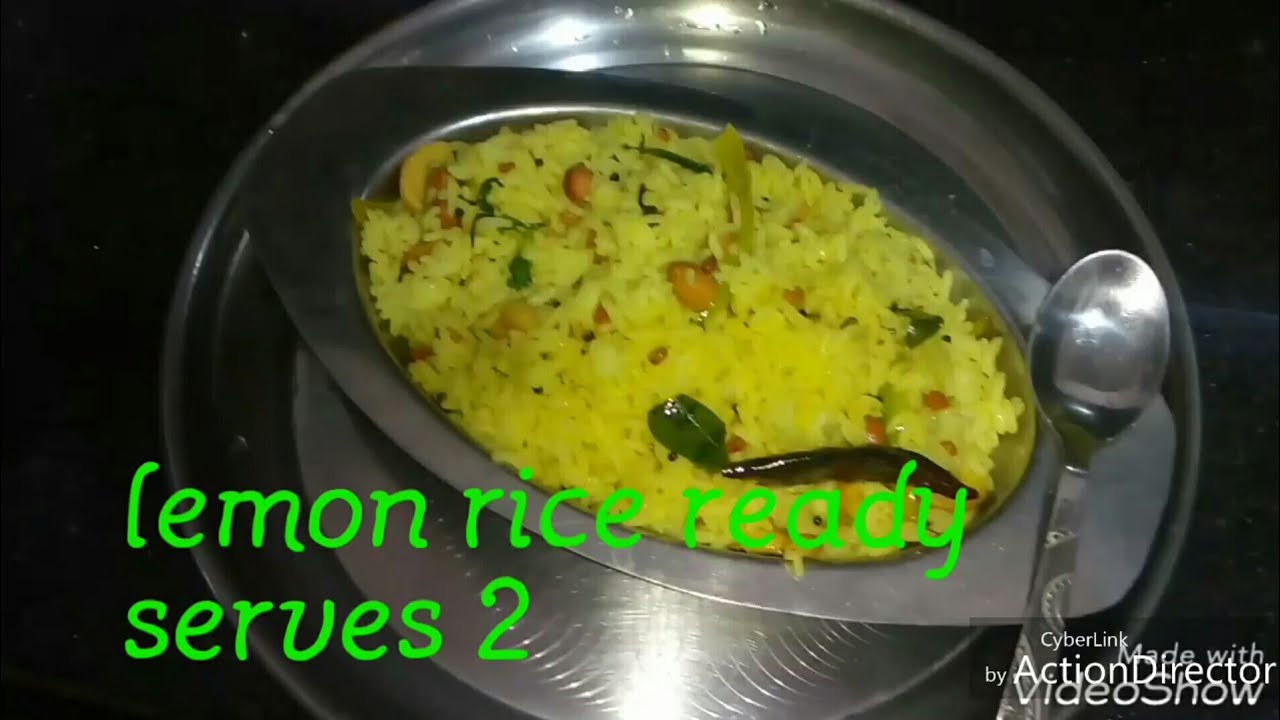 Lemon Rice Recipe