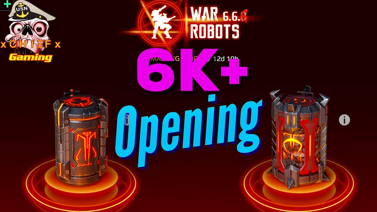 War Robots Special Delivery Chest Opening 6K+ Event Tokens -  [WR]