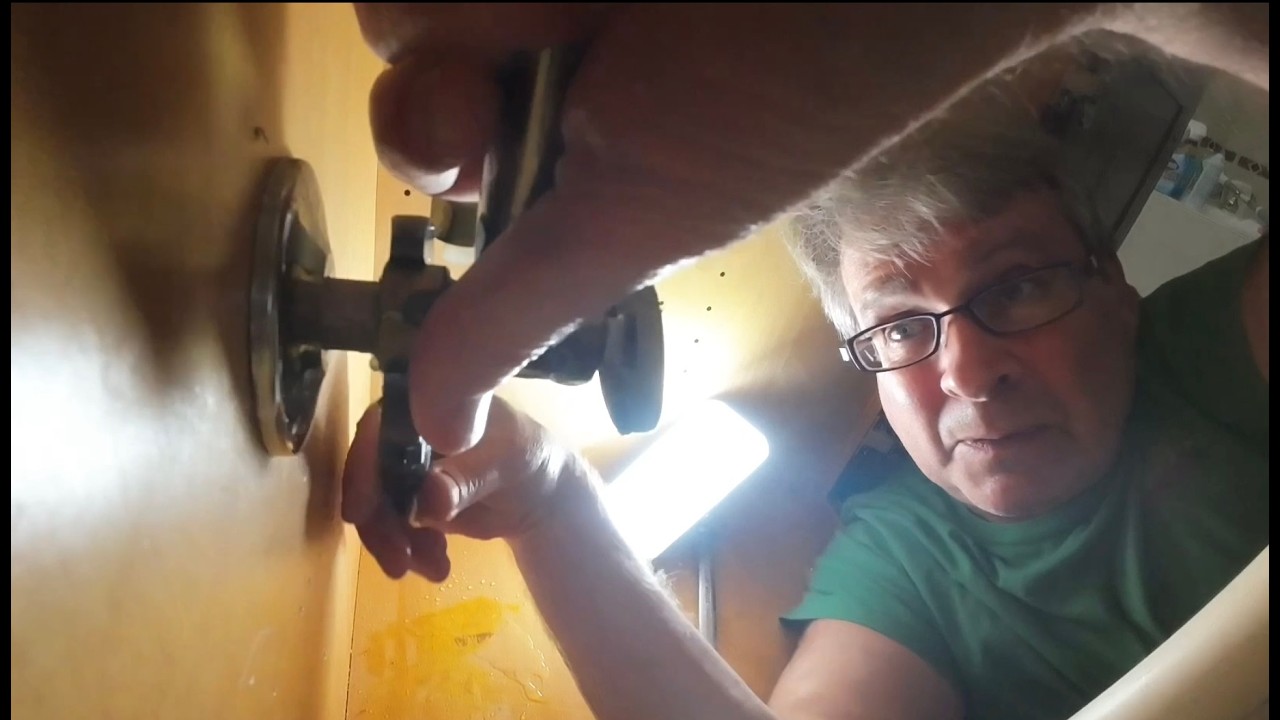 DIY replace shut off valve under bathroom sink