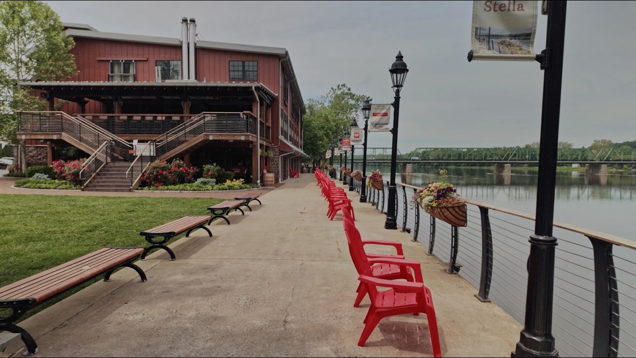 New Hope PA 4K | Beautiful Small Town Atmosphere