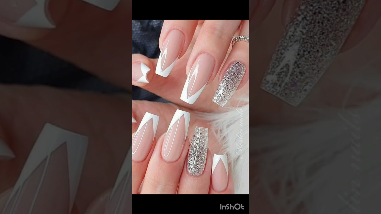 New trendy nails 💅// Long nails art// stylish nails design//  @Nazra's CREATIONS ##