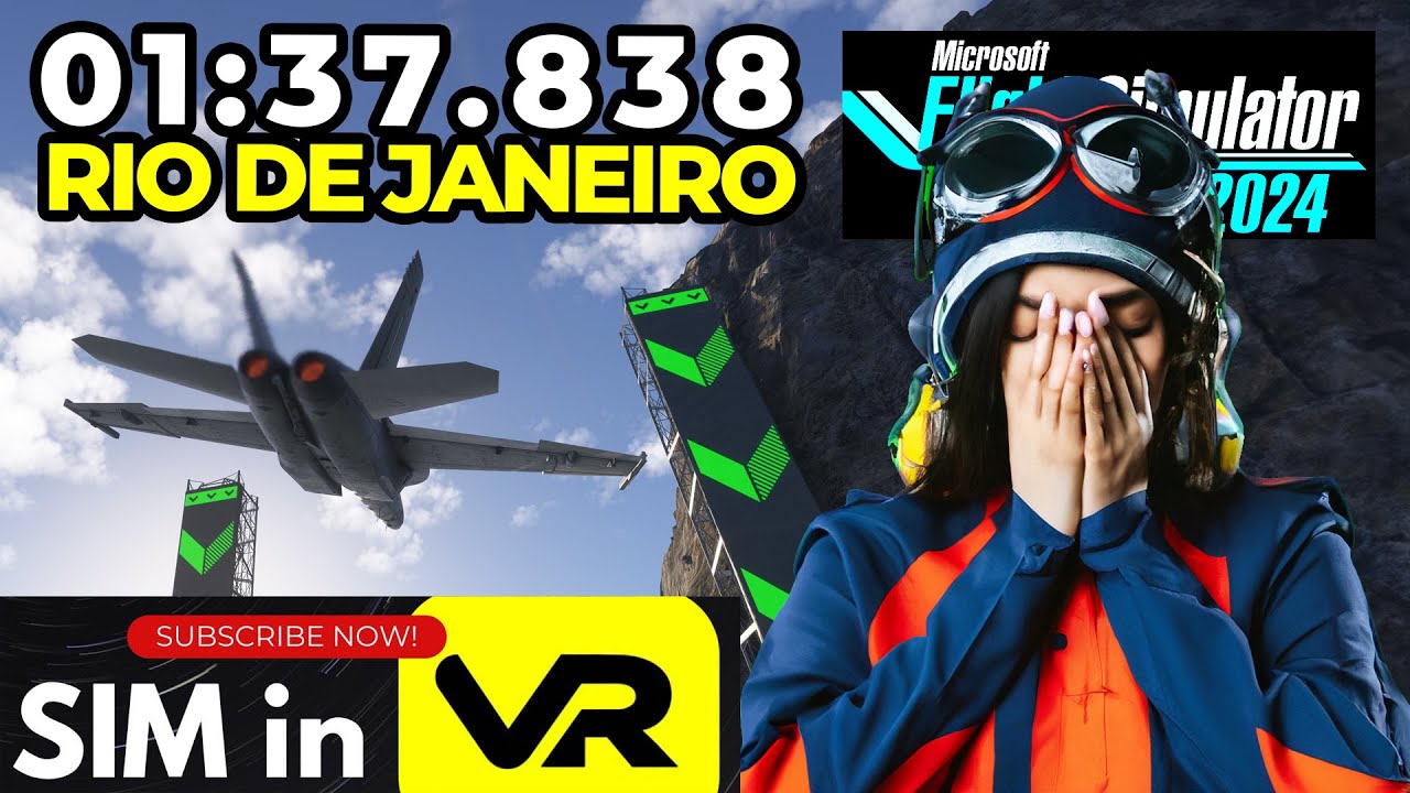 Brutal Rally Race - Insane Turns! Rio de Janeiro F/A-18E Super Hornet | MSFS 2024 Weekly Challenge