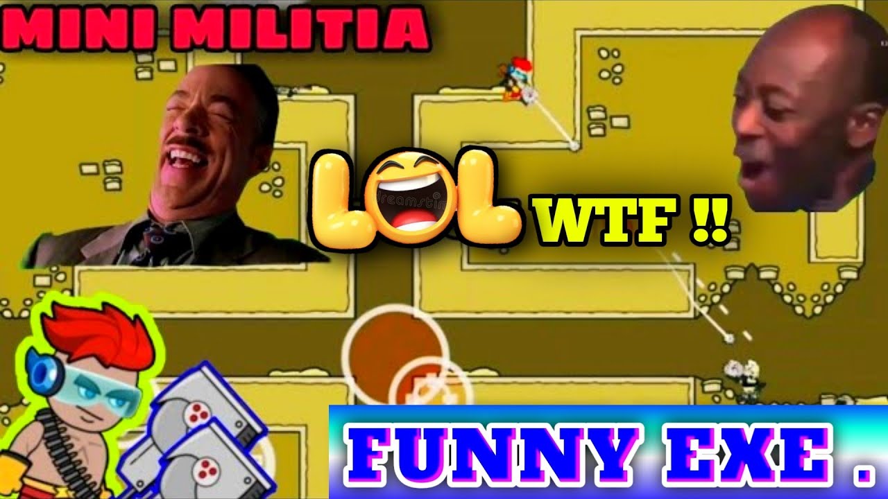 Catacombs Funny Exe. 🤣 | Mini Militia Funny Exe. 🤣 | Part-1