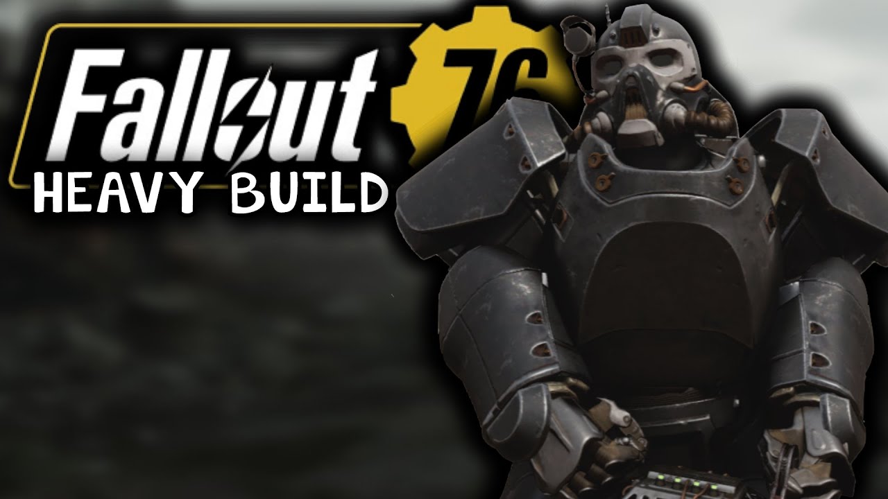 Fallout 76 Builds - The Dreadnaught 1.0 - OP Bloodied Heavy Gunner Build - [Best End-Game Tank]