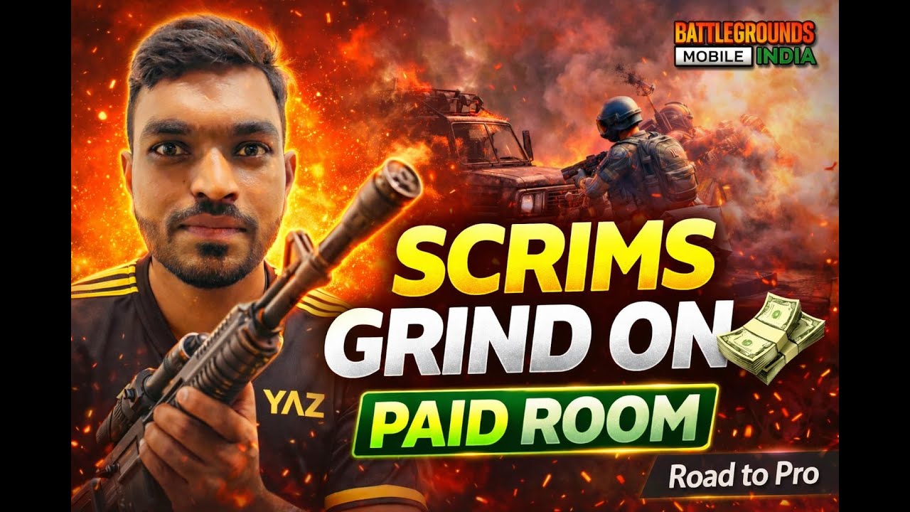 Scrims Grind On 💸 | Paid Room BGMI | Road to Pro