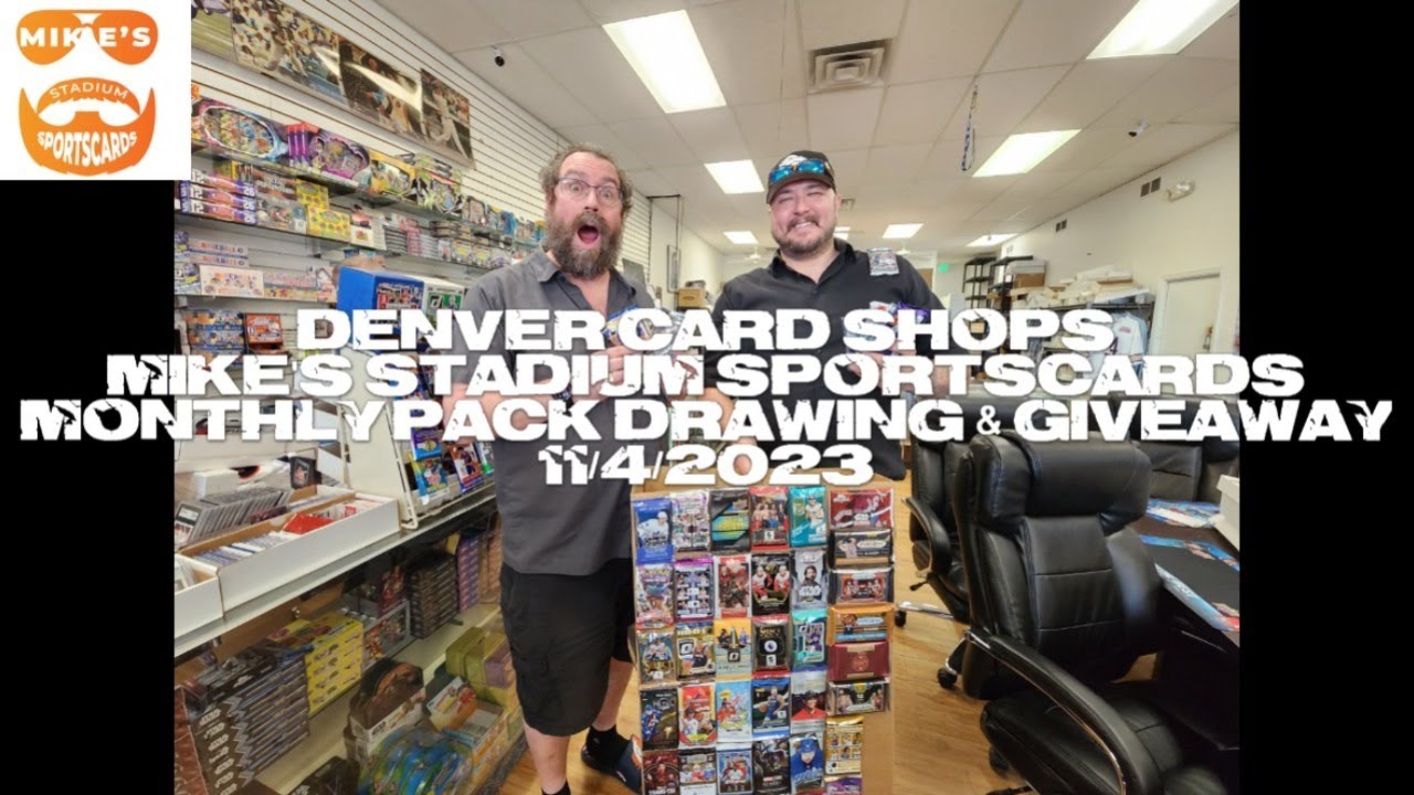 Denver Card Shops | Mike's Stadium Sportscards | Monthly Pack Drawing & Giveaway - 11/4/2023