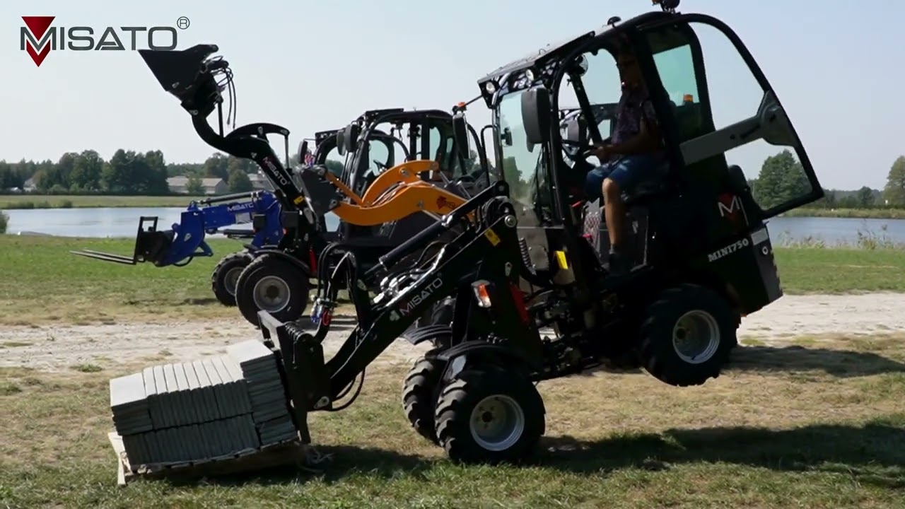 Ładowarka mini-ładowarka czołowa  MISATO 750 dla rolnictwa 1500kg