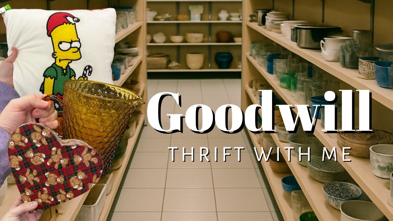 Поход в секонд-хенд Goodwill со мной | Первая поездка в секонд-хенд в 2026 году #goodwill #thrift...